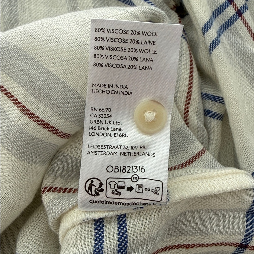 Anthropologie Pilcro Tuxedo Button Down Shirt - Picture 11 of 12